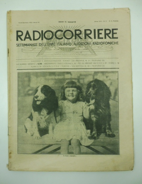 Radiocorriere. Settimanale dell'Ente Italiano audizioni radiofoniche, anno VIII, n. 3